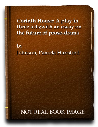 Corinth House: Play (9780333021835) by P. H. Johnson