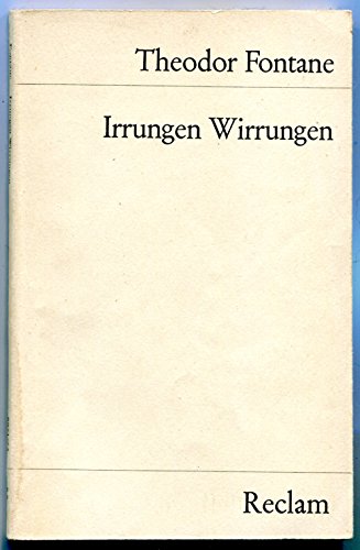 Stock image for Irrungen, Wirrungen for sale by ThriftBooks-Dallas