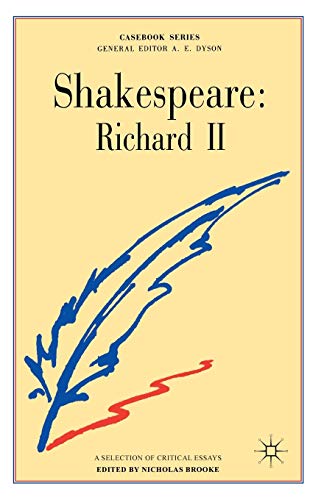 9780333039373: Shakespeare: Richard II: 70 (Casebooks Series)