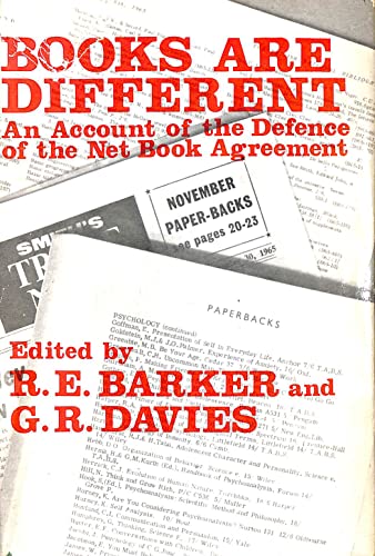 9780333052679: Books are Different: Account of the Defence of the Net Book Agreement