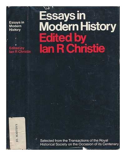 9780333053416: Essays in Modern History