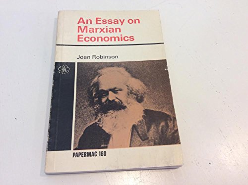 9780333058008: An Essay on Marxian Economics (Joan Robinson)