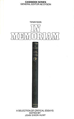 Imagen de archivo de Tennyson's "In Memoriam" (Casebook) a la venta por Better World Books