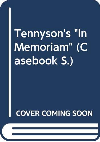 9780333062517: Tennyson's "In Memoriam"