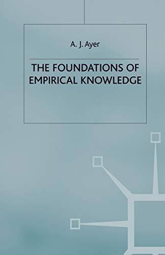Stock image for The Foundations of Empirical Knowledge for sale by Books Unplugged
