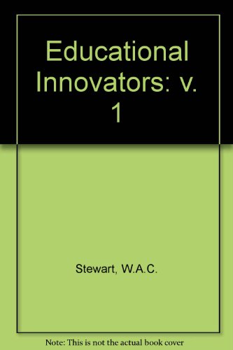 Imagen de archivo de Educational Innovators: V. 1 (Volume 1) a la venta por Anybook.com