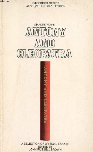 Stock image for Anthony and Cleopatra for sale by Border Books