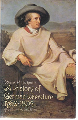 9780333097014: History of German Literature, 1760-1805