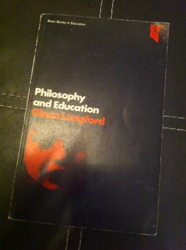 Imagen de archivo de Philosophy and Education a la venta por Better World Books Ltd