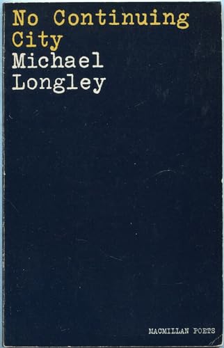 No Continuing City (9780333102053) by Longley, Michael