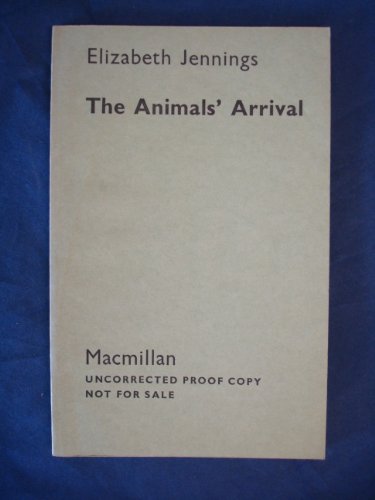 9780333102251: Animal's Arrival