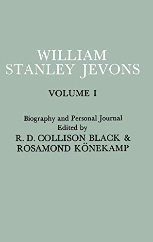 9780333102565: Papers and Correspondence of William Stanley Jevons: Volume 1: Biography and Personal Journal