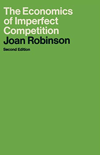 9780333102893: The Economics of Imperfect Competition