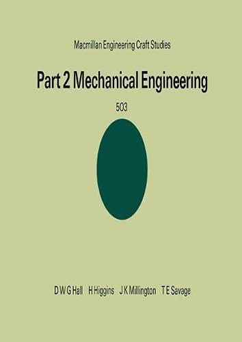 9780333111116: Mechanical Engineering (Engineering Craft Studies)