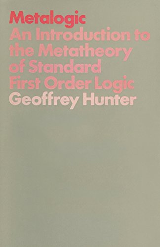 9780333115909: Metalogic: An Introduction to the Metatheory of Standard First Order Logic