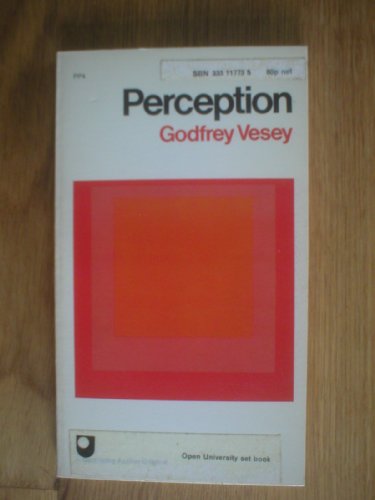 Beispielbild fr Perception (Problems of Philosophy) zum Verkauf von WorldofBooks