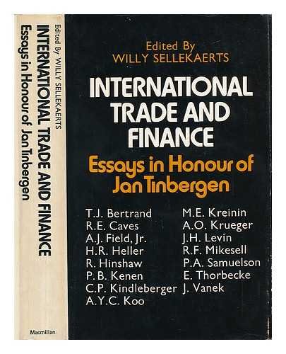 9780333128527: International Trade and Finance: Essays in Honour of Jan Tinbergen