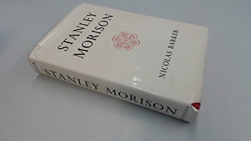 Stock image for Stanley Morison for sale by Better World Books