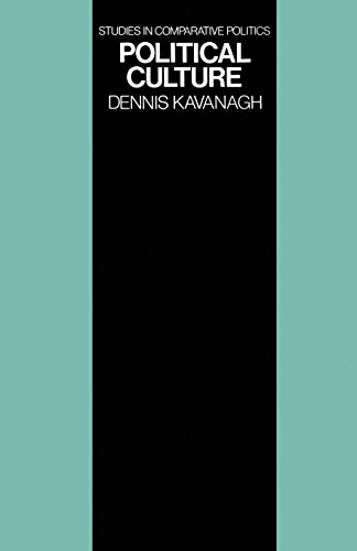 Political Culture (9780333137499) by Kavanagh, Dennis