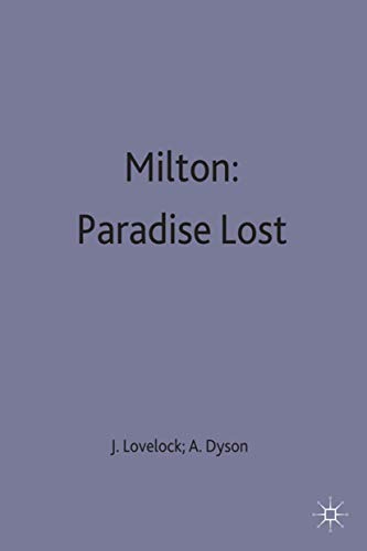 9780333138427: Milton: Paradise Lost