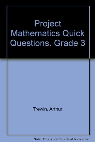 9780333139929: Project Mathematics Quick Questions. Grade 3