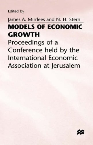 Imagen de archivo de Models of Economic Growth (International Economic Association Series) a la venta por Phatpocket Limited