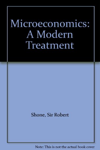 9780333141977: Microeconomics: A modern treatment
