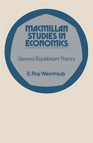 Imagen de archivo de General Equilibrium Theory a la venta por Better World Books