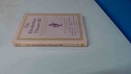 Stock image for Elizabethan Theatre: v. 3 for sale by Redux Books