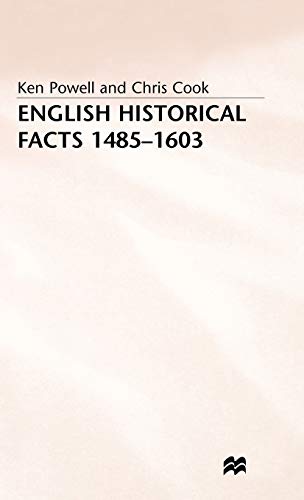 English Historical Facts, 1485-1603