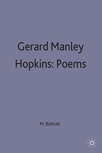 9780333149690: Gerard Manley Hopkins: Poems: 54 (Casebooks Series)