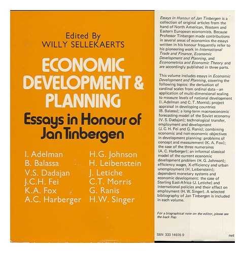 Economic Development & Planning: Essays in Honour of Jan Tinbergen