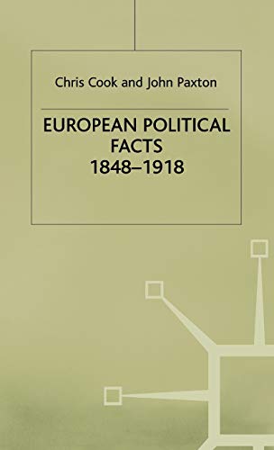 Stock image for European Political Facts, 1848-1918. [Macmillan Historical and Political Facts] for sale by G. & J. CHESTERS