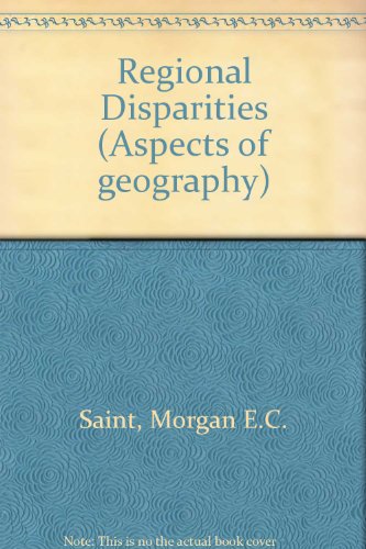 Imagen de archivo de Regional Disparities a la venta por G. & J. CHESTERS