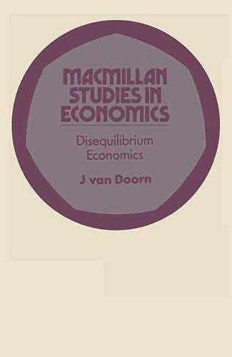 Stock image for Disequilibrium Economics for sale by Anybook.com