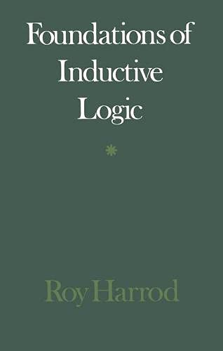 Imagen de archivo de Foundations of inductive logic a la venta por Ergodebooks