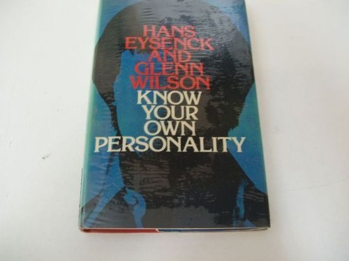 9780333175873: Know your own personality [Gebundene Ausgabe] by Eysenck, H. J