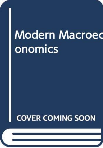 9780333178478: Modern Macroeconomics
