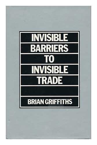 Stock image for Invisible Barriers to Invisible Trade for sale by Better World Books