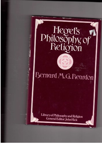 Imagen de archivo de Hegel's Philosophy of Religion (Library of philosophy and religion) [Apr 01, . a la venta por Book Trader Cafe, LLC