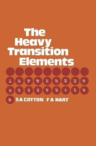 9780333186657: Heavy Transition Elements