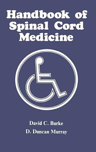 9780333187111: Handbook of spinal cord medicine
