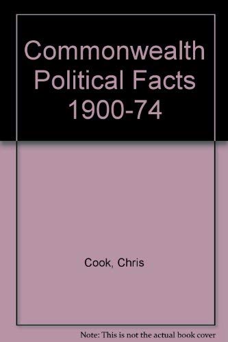 Stock image for Commonwealth Political Facts for sale by Victoria Bookshop