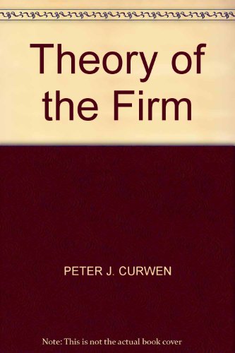 Stock image for The theory of the firm. Ex-Library. for sale by Yushodo Co., Ltd.