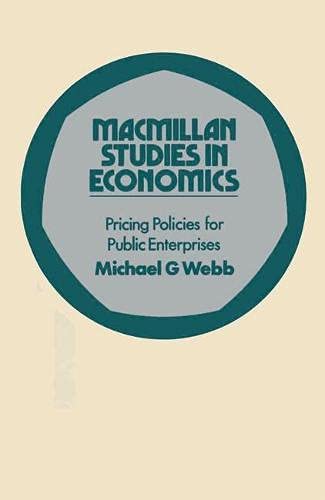 Pricing Policies for Public Enterprises: (macmillan Studies in Economics )