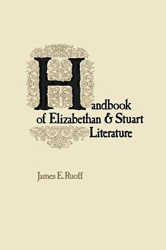 Stock image for HANDBOOK OF ELIZABETHAN AND STUART LITERATURE for sale by Green Ink Booksellers