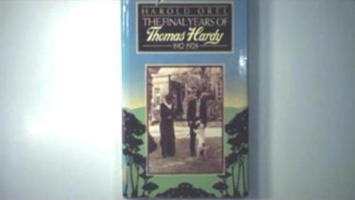 Stock image for Final Years of Thomas Hardy for sale by WorldofBooks