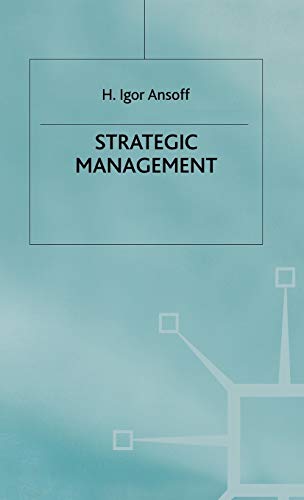 Beispielbild fr Strategic Management zum Verkauf von Buchpark