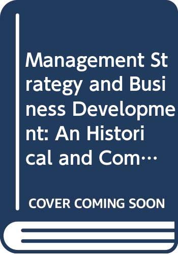 Beispielbild fr Management Strategy and Business Development zum Verkauf von Better World Books Ltd