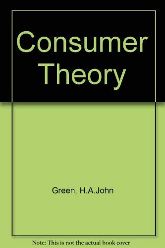 9780333199411: Consumer Theory